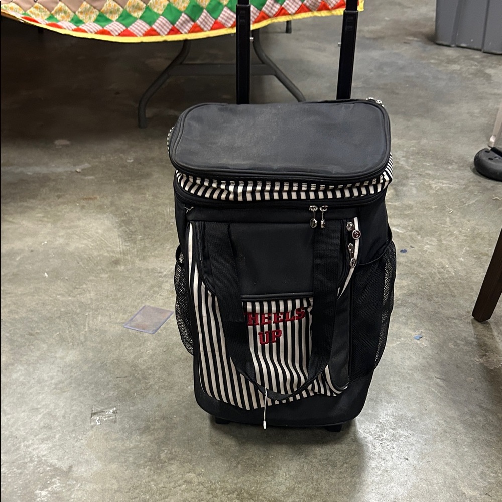 Initial Inc. Roll cooler with top cooler compartment and front storage